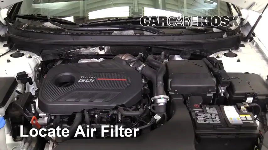 2017 Hyundai Sonata Sport 2.0T 2.0L 4 Cyl. Turbo Air Filter (Engine)